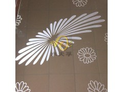 酒店装饰304不锈钢蒲公英灰钛蚀刻板一般时刻深度3个c图1