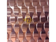 宏旺201不锈钢冲压板高档电梯地面装饰防滑板图1