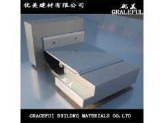 泰州地面伸缩变形缝   优美铝合金变形缝供应图1