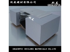 泰州金属盖板型地面转角铝合金变形缝供应  优美变形缝装置图1