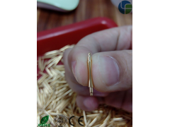 新富城电子 优质双头弹簧镀金IC测试座探针图1