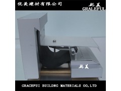 南宁地面伸缩铝合金变形缝装置   优美变形缝供应图1