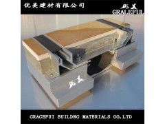 宜宾外墙金属盖板型铝合金变形缝装置  优美变形缝供应图1