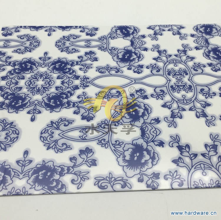 不锈钢青花瓷覆膜板STF-0001