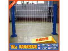 绿化带双边丝围栏网 工厂围墙隔离网 厂房三折弯护栏图1