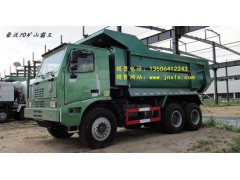 供豪沃宽体系列矿山霸王371自卸车报价（5米8货厢）出口业务图1