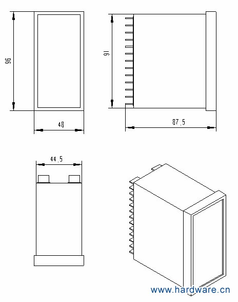 温湿度控制器结构图