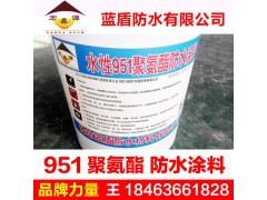 彩色聚氨酯防水涂料 水性单组份951防水涂料 防水补漏图1