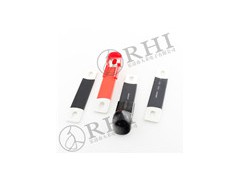 供应各种新能源电动车电池连接铜排，带绝缘保护套图1