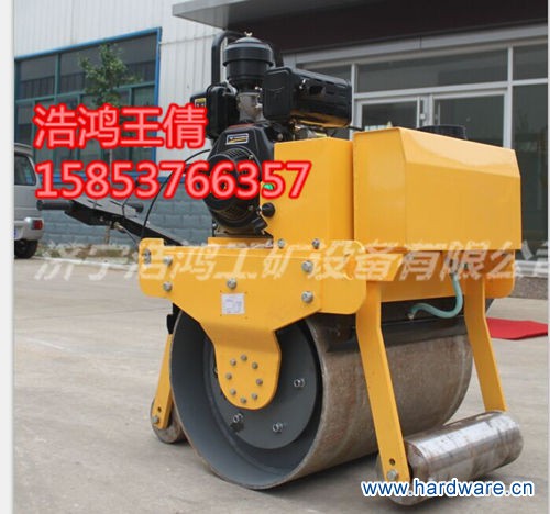 手扶式大单轮压路机_副本