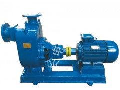 ZW型卧式自吸无堵塞排污泵图1