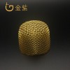 麦克风电镀金加工 铝合金电镀金 五金电镀加工厂 金属镀金