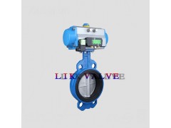 进口气动对夹调节蝶阀图1