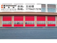 温州红色消防滑升门图1