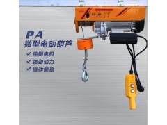 PA微型电动葫芦价格 家用小型几百公斤电动葫芦生产厂家图1