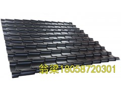 甘蓝彩钢仿古瓦彩涂琉璃瓦图1