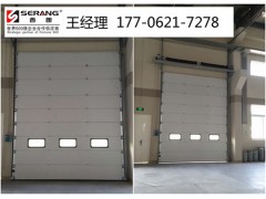 池州仓库翻板提升门,六安带小门提升门厂家图1