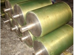 供应武汉输送机械用胶辊包胶，输送皮带用滚筒包胶图1