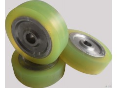 供应武汉滚轮、车轮耐磨聚氨酯橡胶包胶，驱动轮包胶图1