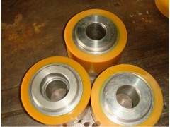 供应武汉铁轮包胶，铝轮包胶，铁芯包胶，输送滚筒包胶图1