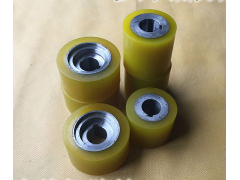 湖北武汉生产各种橡胶轮，PU轮，聚氨酯胶轮，耐磨不脱胶图1