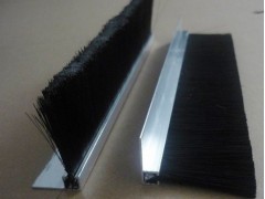 门底密封毛刷，H型铝合金条刷，工业机床毛刷，门窗刷，防尘刷图1