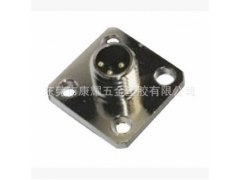 四方法兰盘 传感器航空插座 圆形电连接器图1