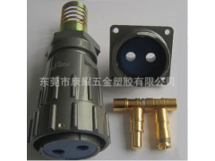 FQ30 2芯 FQ30-2TK Crimp 压接式航空插头图1