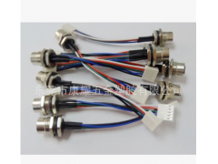 M12 5芯母 前锁16- Molex 5P HSG航插线图1