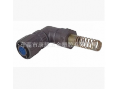 FQ14 7芯FQ14-7ZJ 弯型圆电连接器 防水航空插头图1