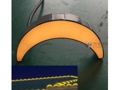 LED灰色发光罩瓦片灯   灰色瓦片融一体LED瓦楞灯图1