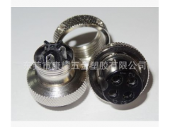 4芯 注塑式 航空插头 圆形连接器图1