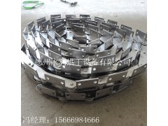 直销不锈钢链条 定制节距80链条 异型节节单侧弯板输送链图1