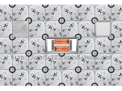 欧佰天花厂家直销各种规格各种图案 镜面铝板 可按需定制图1