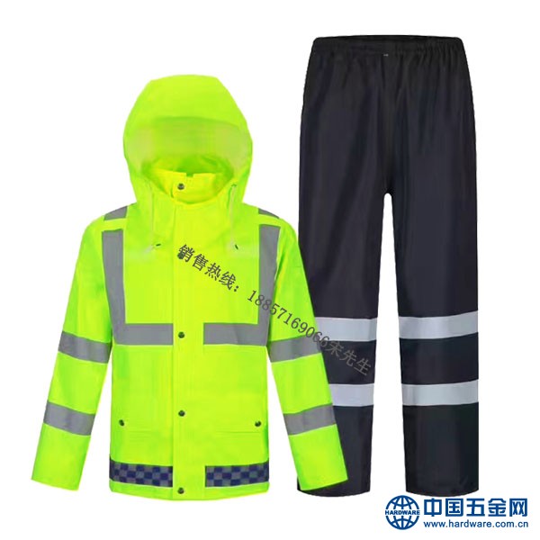 荧光绿反光雨衣