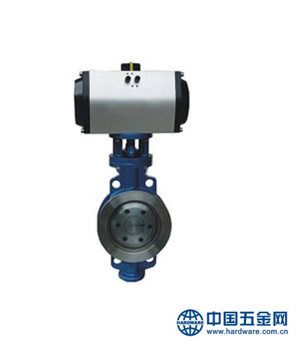 气动对夹三偏心蝶阀