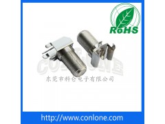 锌合金F母头带支架视频接头图1