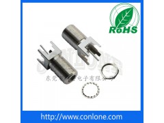 F-KE四脚180度视频连接器，F型视频接头图1