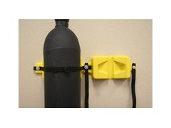 单气瓶固定板 单气瓶固定架 实验室气瓶管理 氧气瓶固定图1