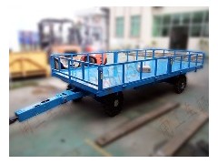 6吨护栏型平板拖车图1