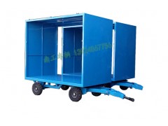 2吨厢式平板拖车图1