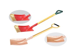 防爆装柄方锨/煤锨/尖锨/两用锨/掘锨|防爆工具厂家直销图1