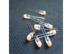 全周光LED灯珠F4mm圆形全周光直插LED灯珠图1