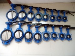 台湾巨瀚铸铁对夹式蝶阀图1