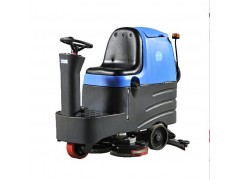 容恩R-QQ驾驶式电动洗地机物业工厂广场洗地机图1