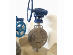 九特阀门D373W不锈钢对夹蝶阀DN1200图1