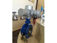 九特阀门电动蝶阀D943H D973H图1