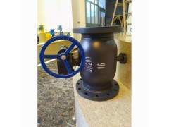 全焊接球阀Q347F法兰式焊接球阀九特阀门图1