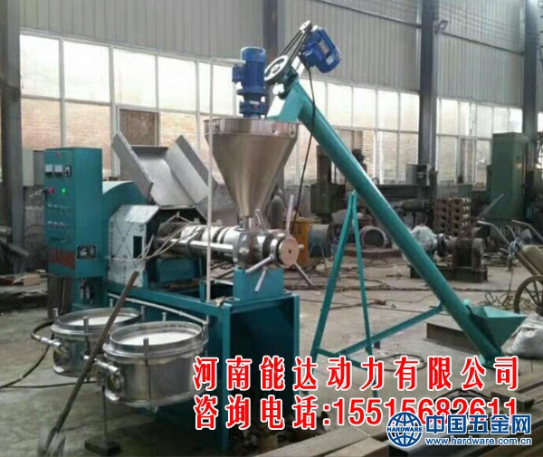 榨油机加上料机