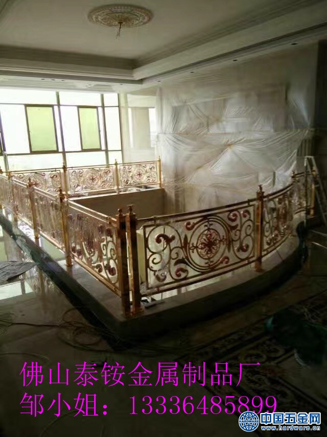 深圳高尚住宅泰铵铝雕花护栏 品质出众 (4)